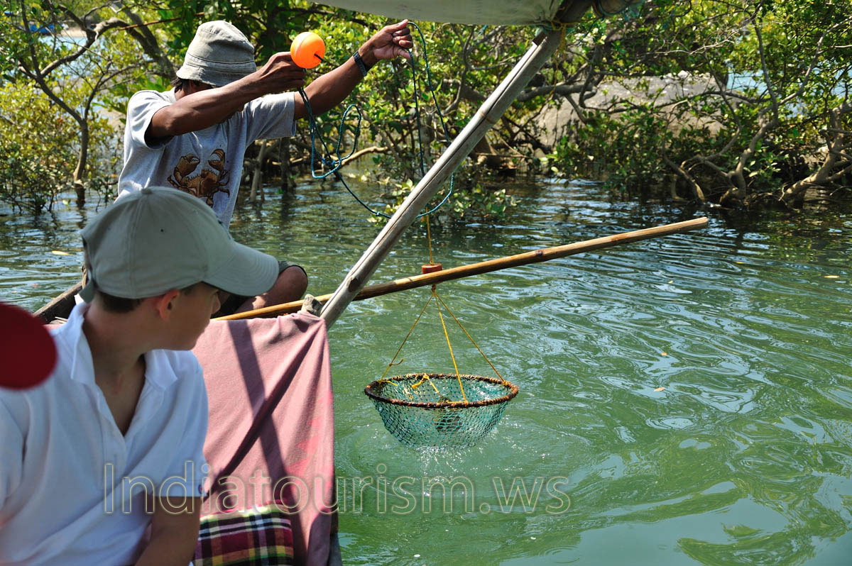 this time the crab trap was empty