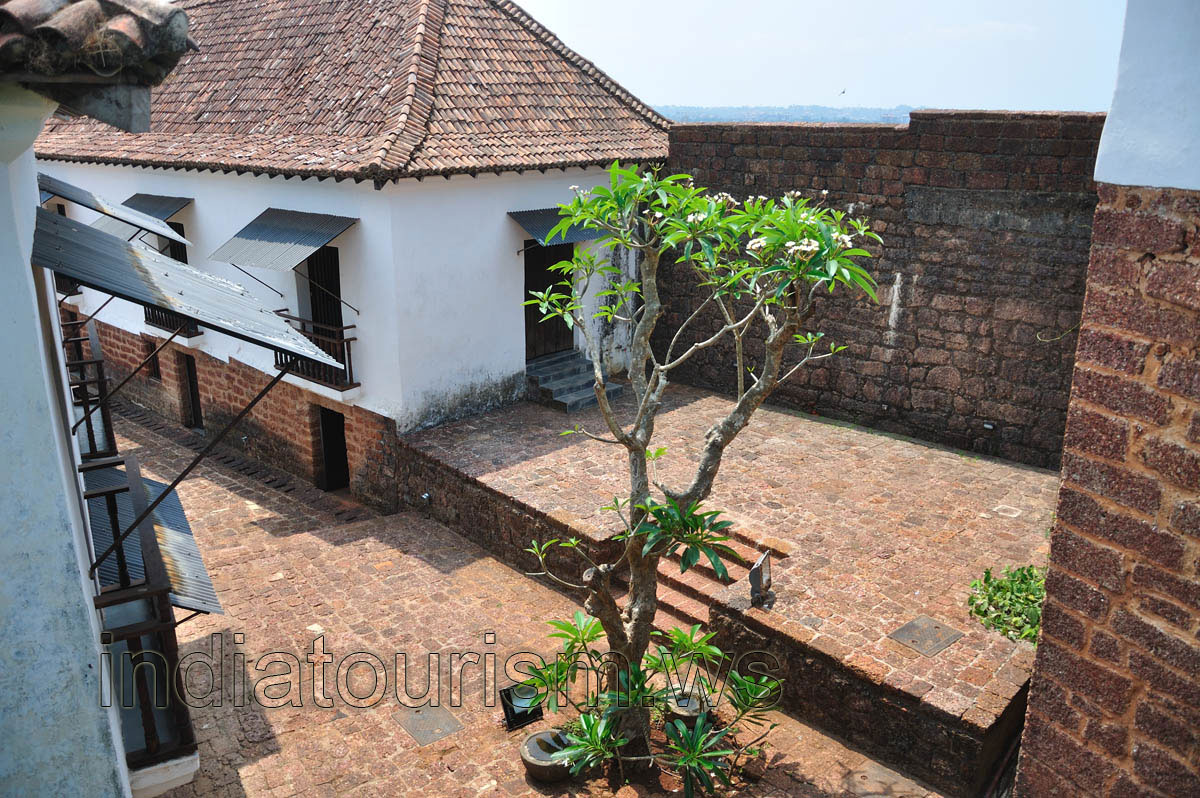 One of the fort's corners