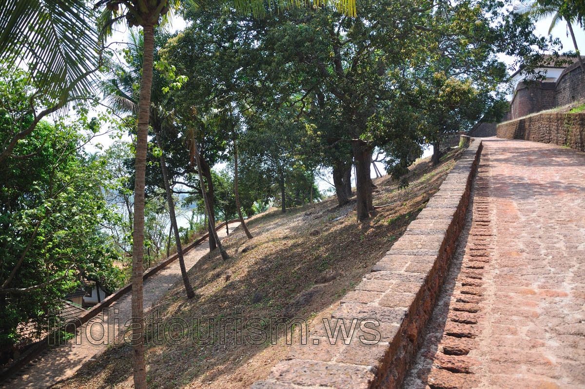 Hill slope before the entrance