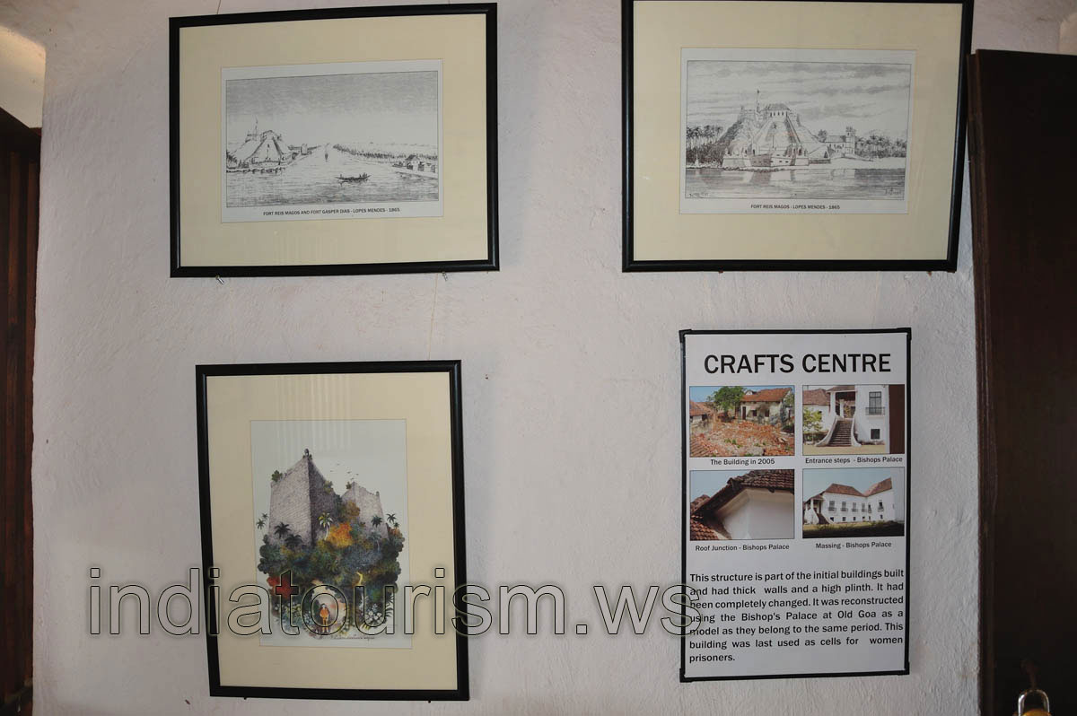 Crafts centre, the information board