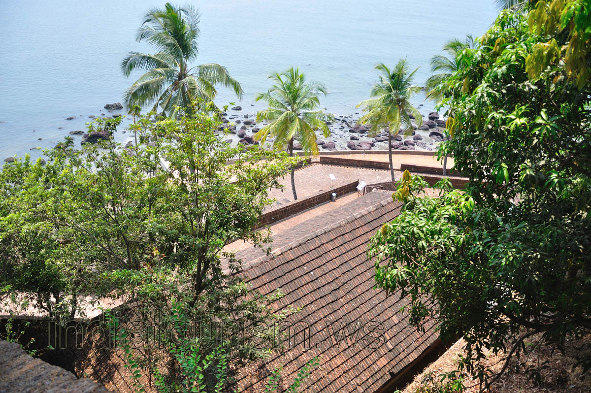 Roof of the building is covered with the tile
