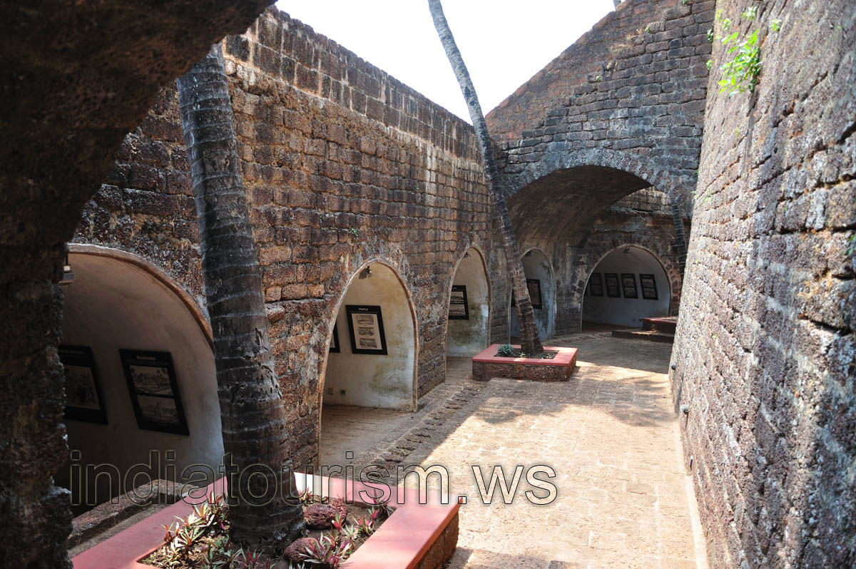 The most bottom part of the fort