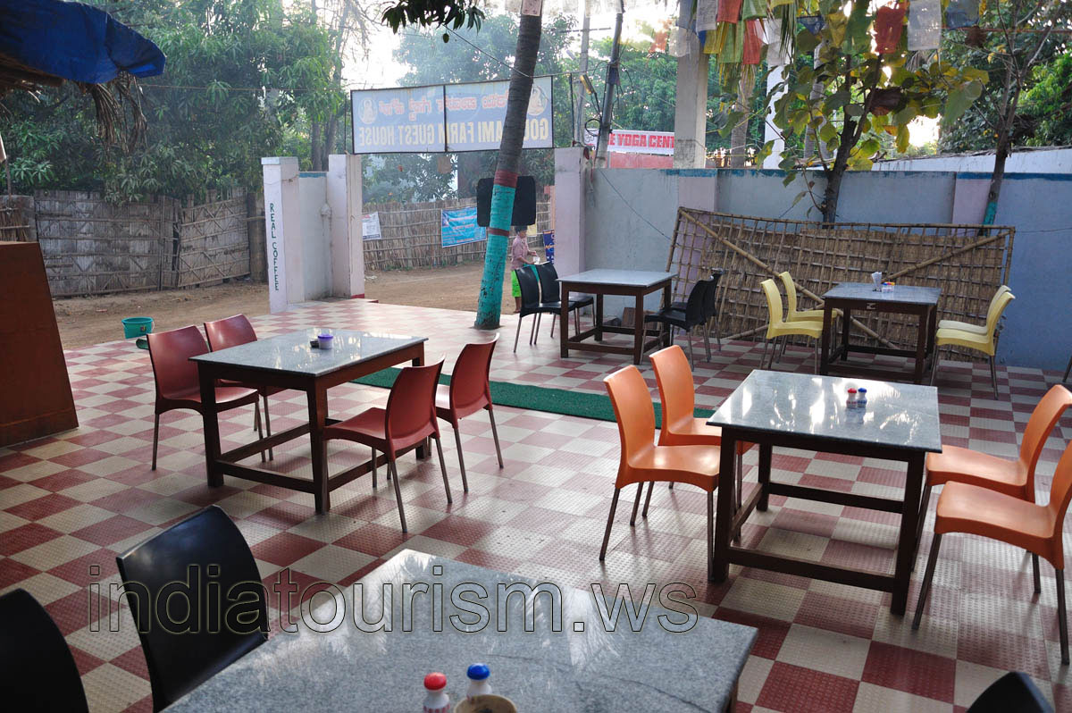 Gouthami Farm Guest House opens early in the morning