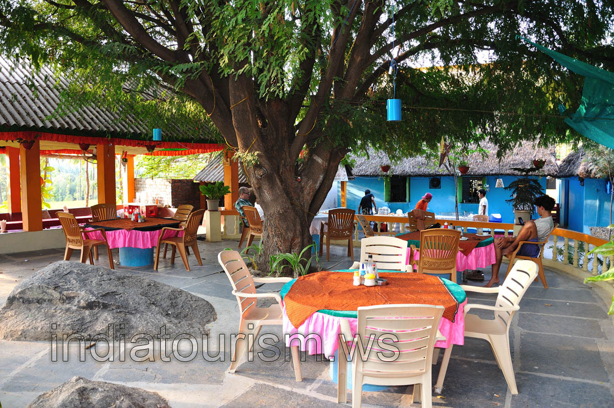 Mowgli restaurant tables