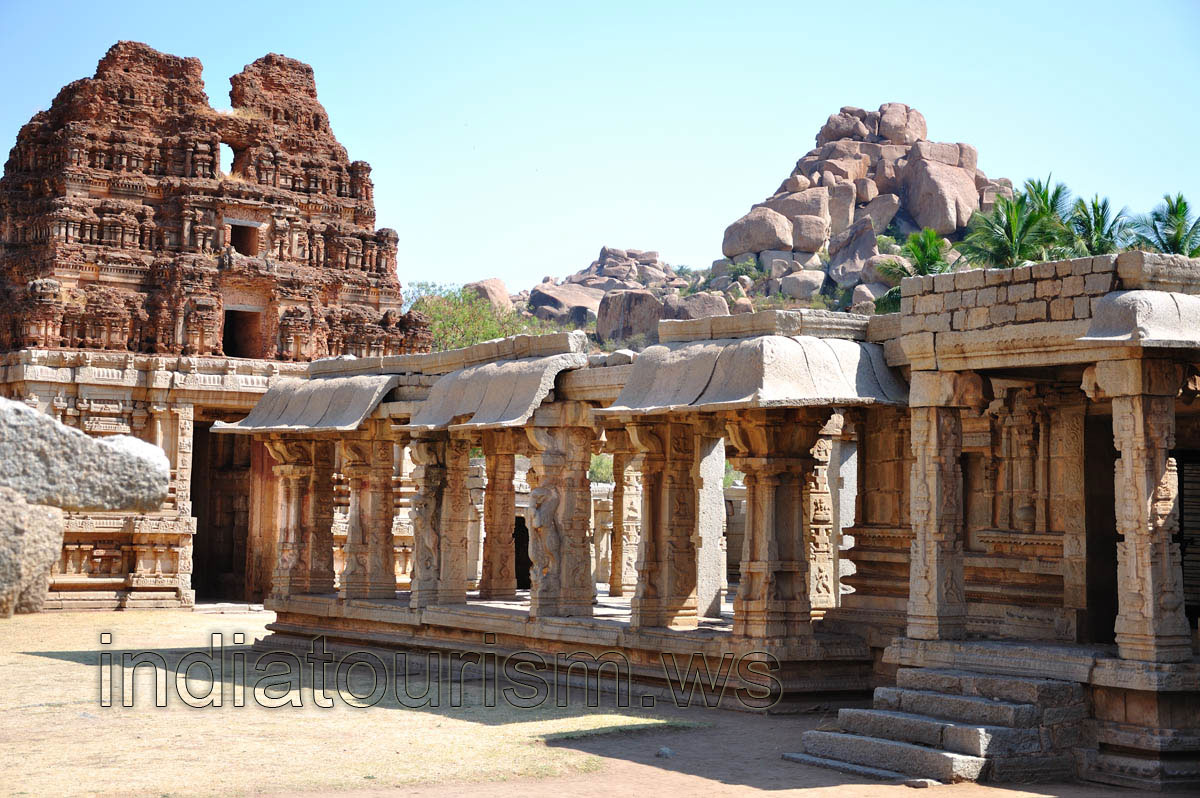 center of the temple