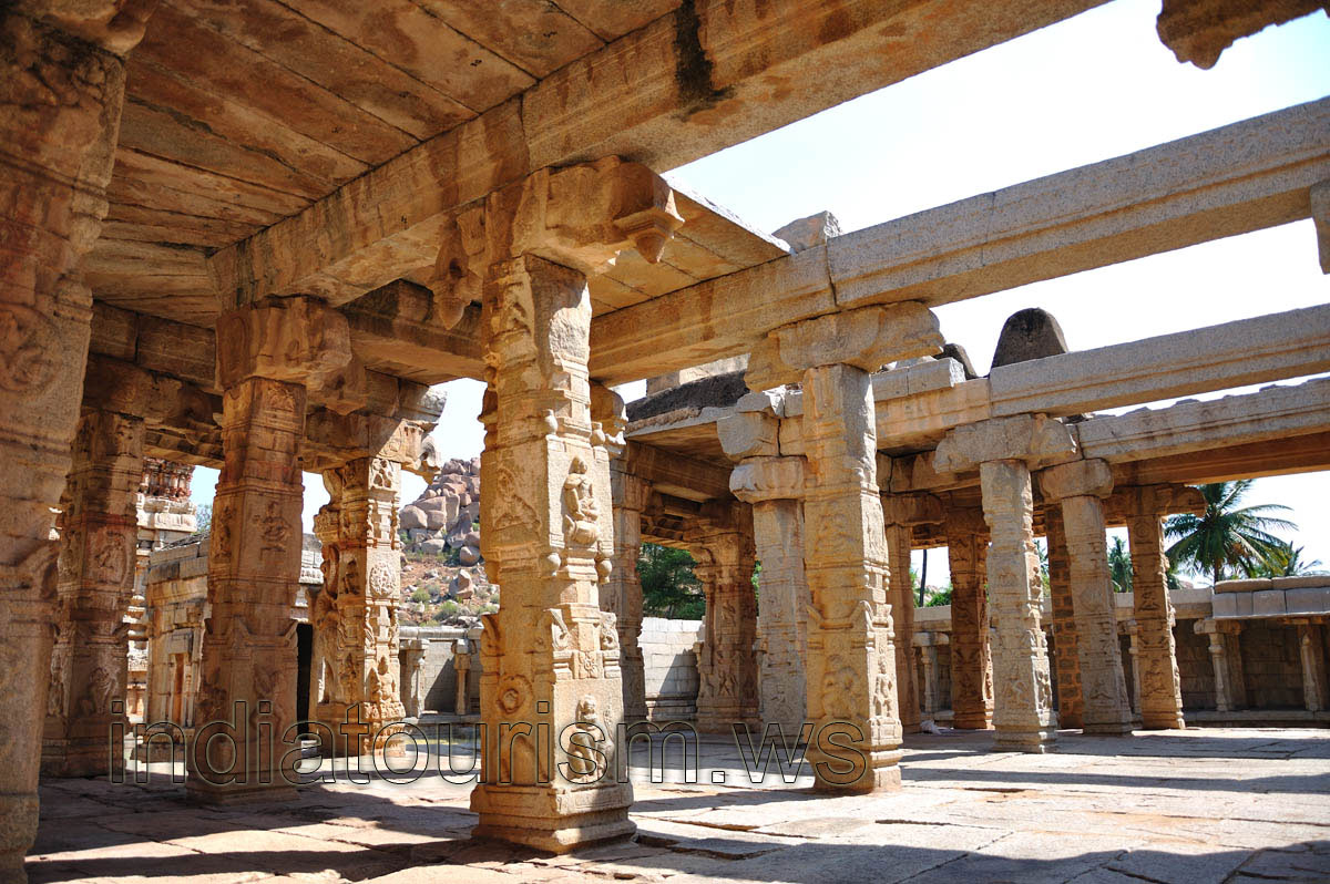 surface of every pillar is beautifully carved