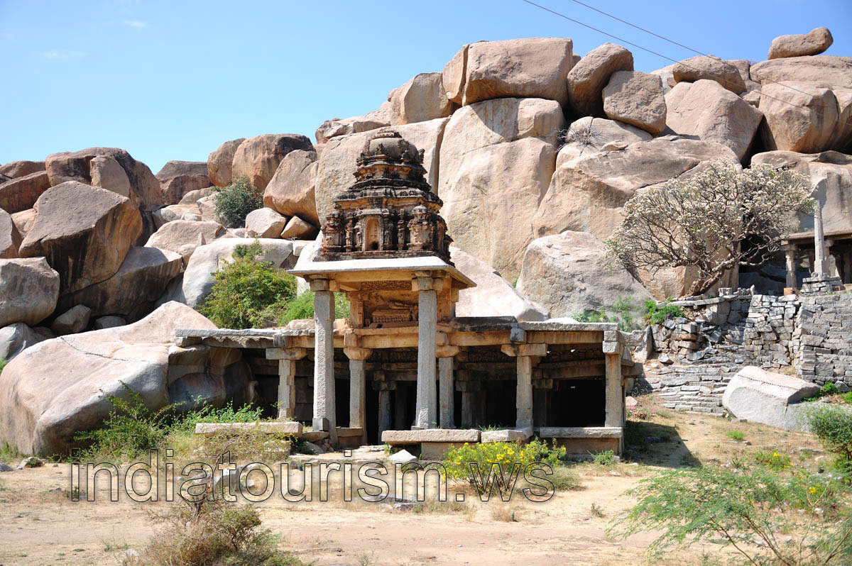 one of the small temples