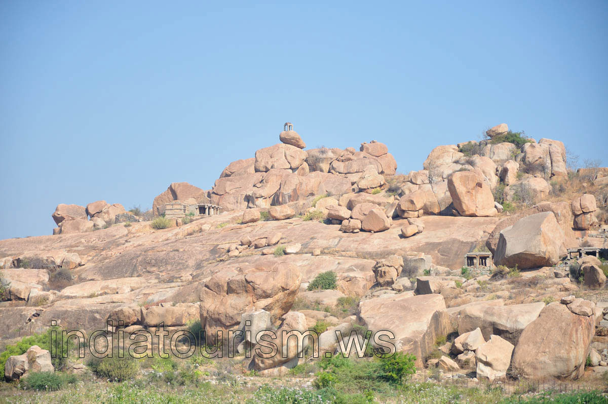 temples are scattered everywhere on the hill