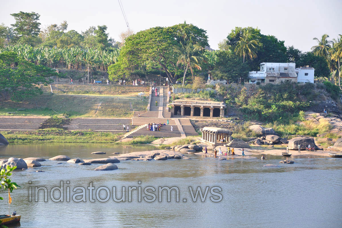 south bank of the river