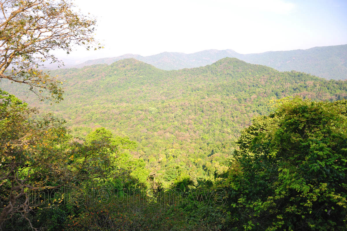 Mountains not far from Margao