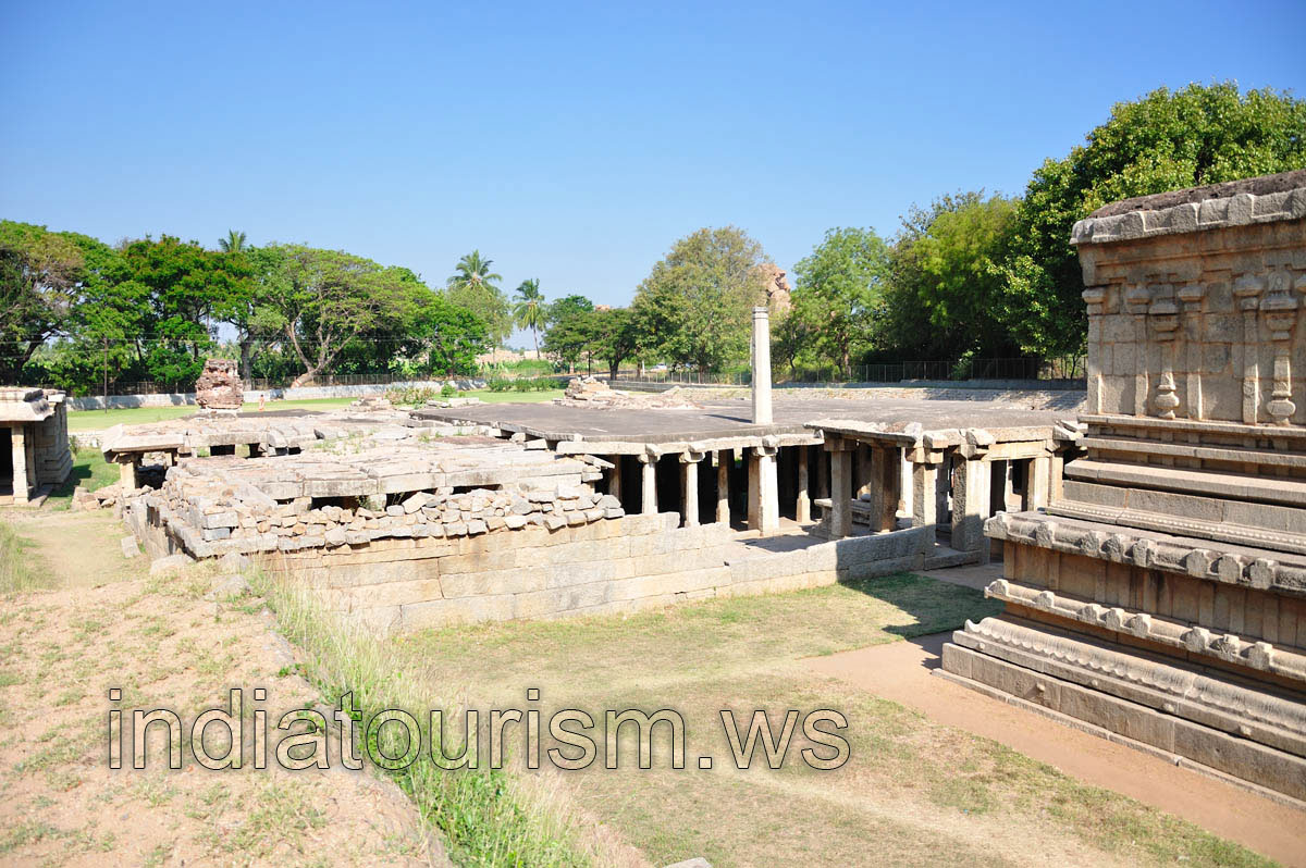 This temple was built many meters below the ground level
