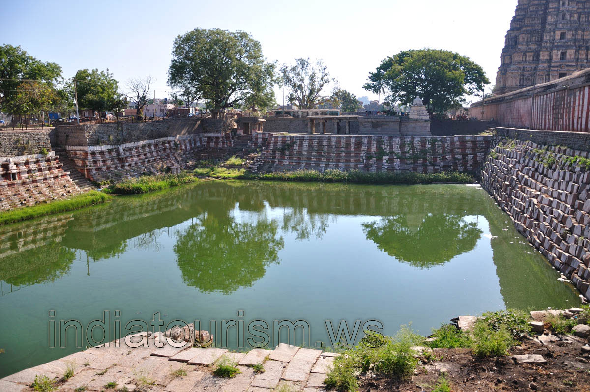 Sacred pool of the temple