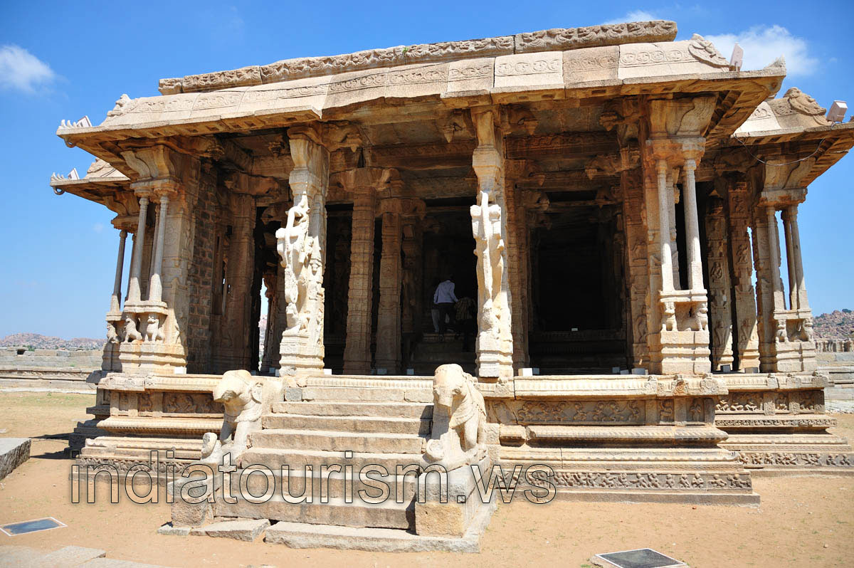 One of the temples with elephants at the entrance