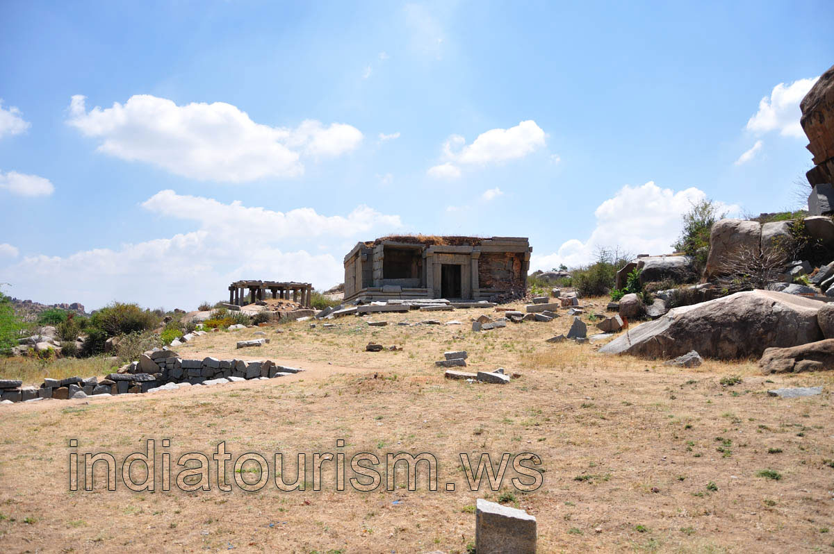 Unknown one storied temple