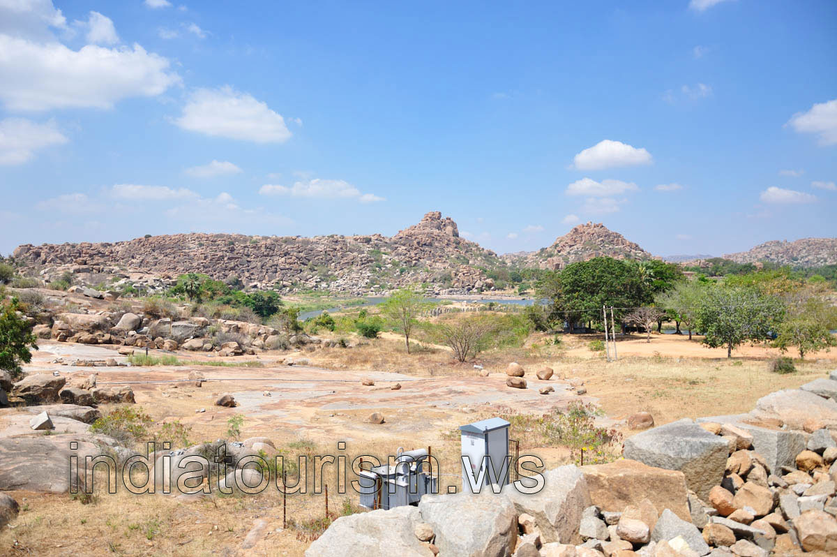 Tungabhadra river view from King's Balance