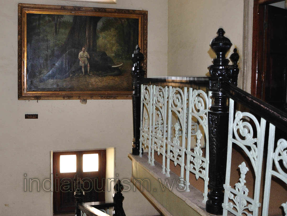 Picture with an elephant hunter