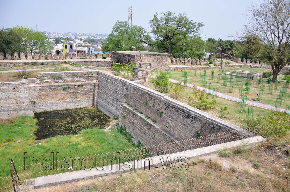 One of the pools of the fort