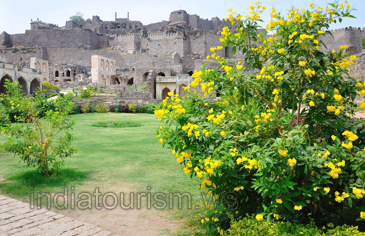 Golconda Fort view from the entrance