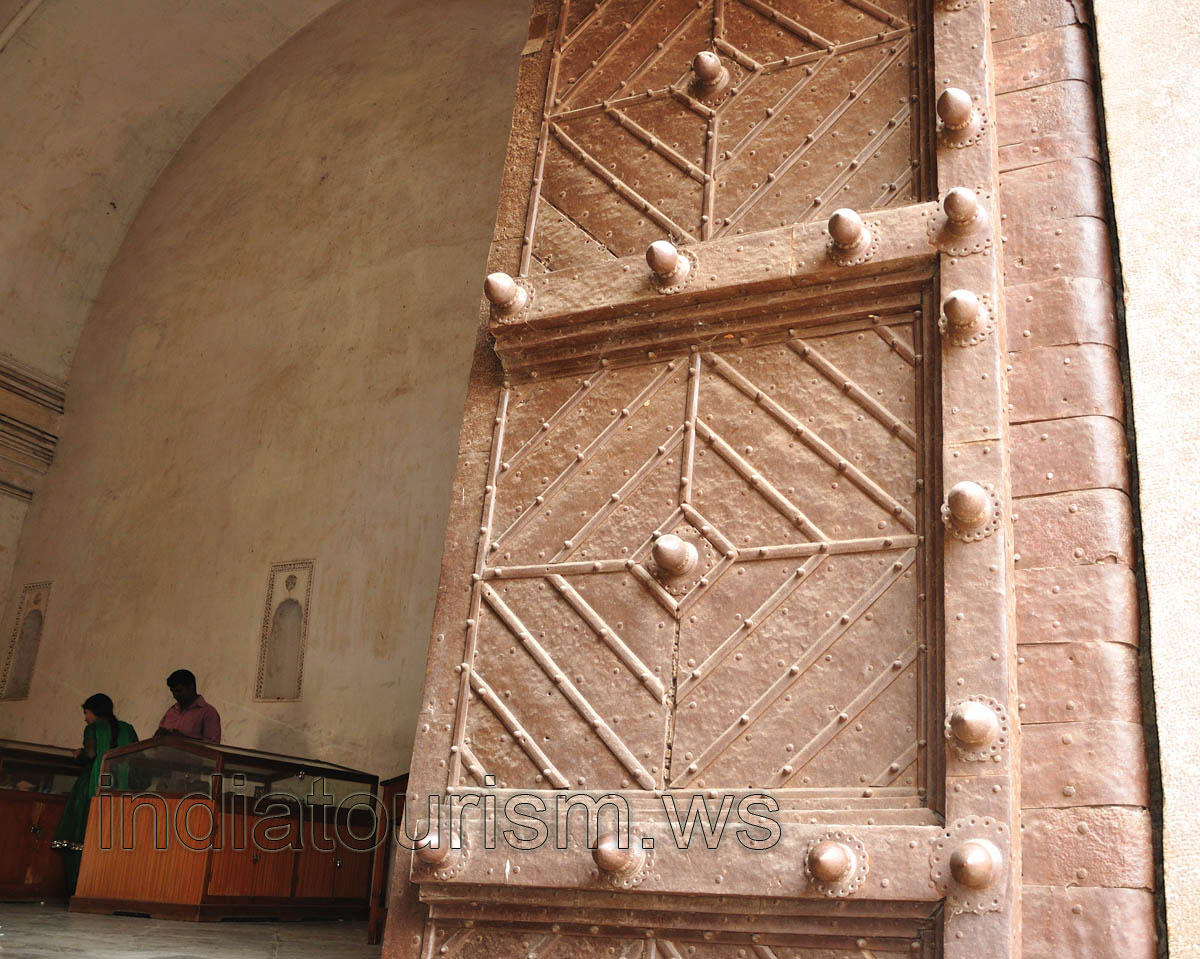 Massive gate of the fort