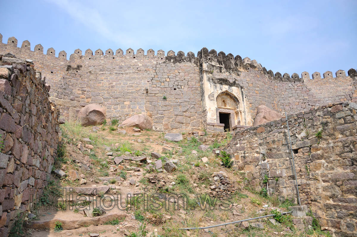 High wall of the fort