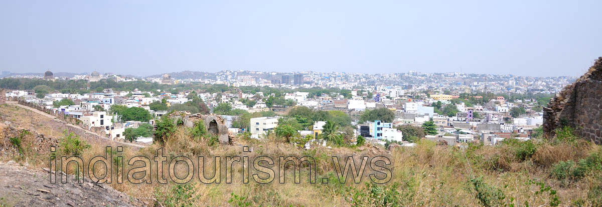 Hyderabad view from the fort