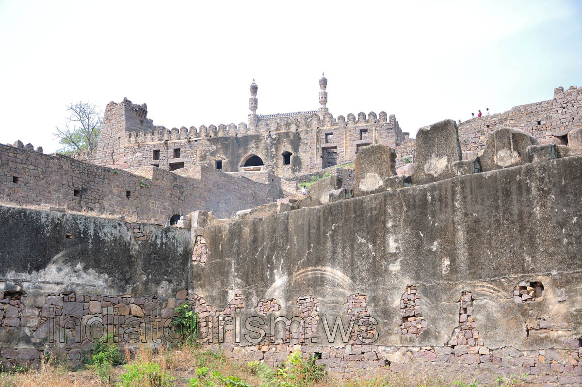 The upper part of the fort