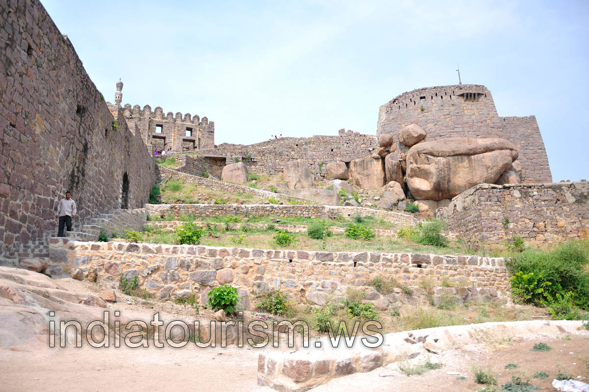 Long winding pathway to the top