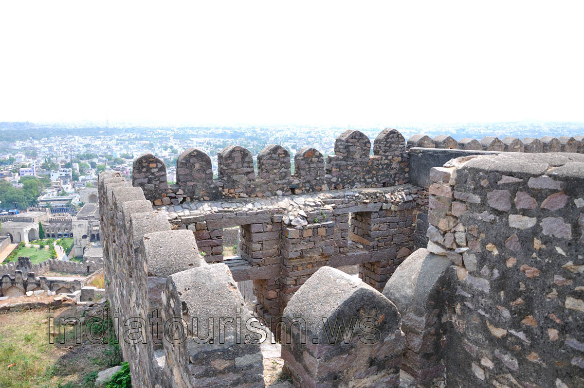 One of the fort's structures