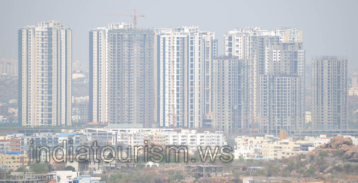 Not all of the skyscrapers have been finished