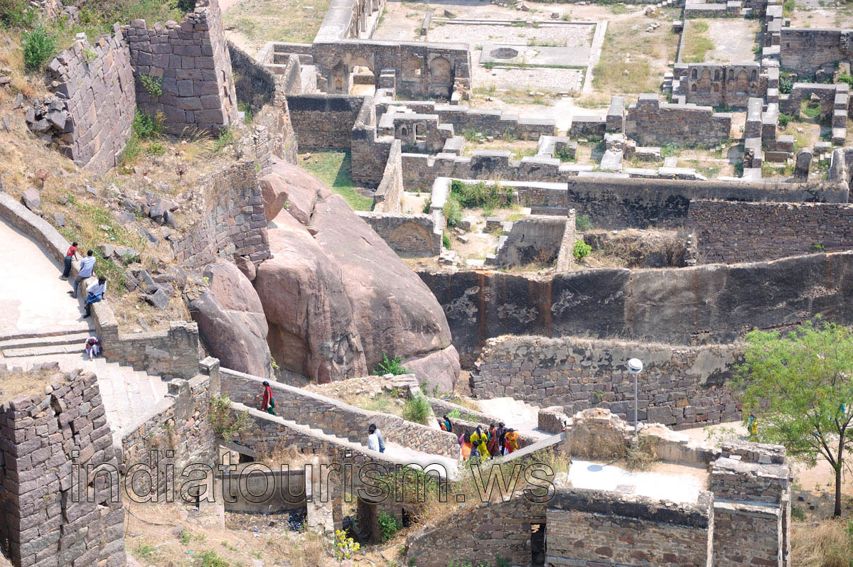 Long winding stairway