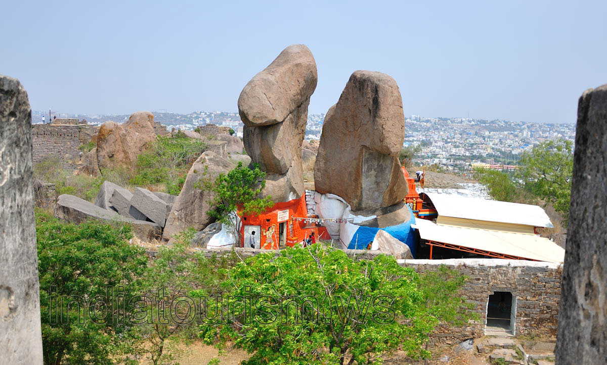 The temple was founded on the huge stones