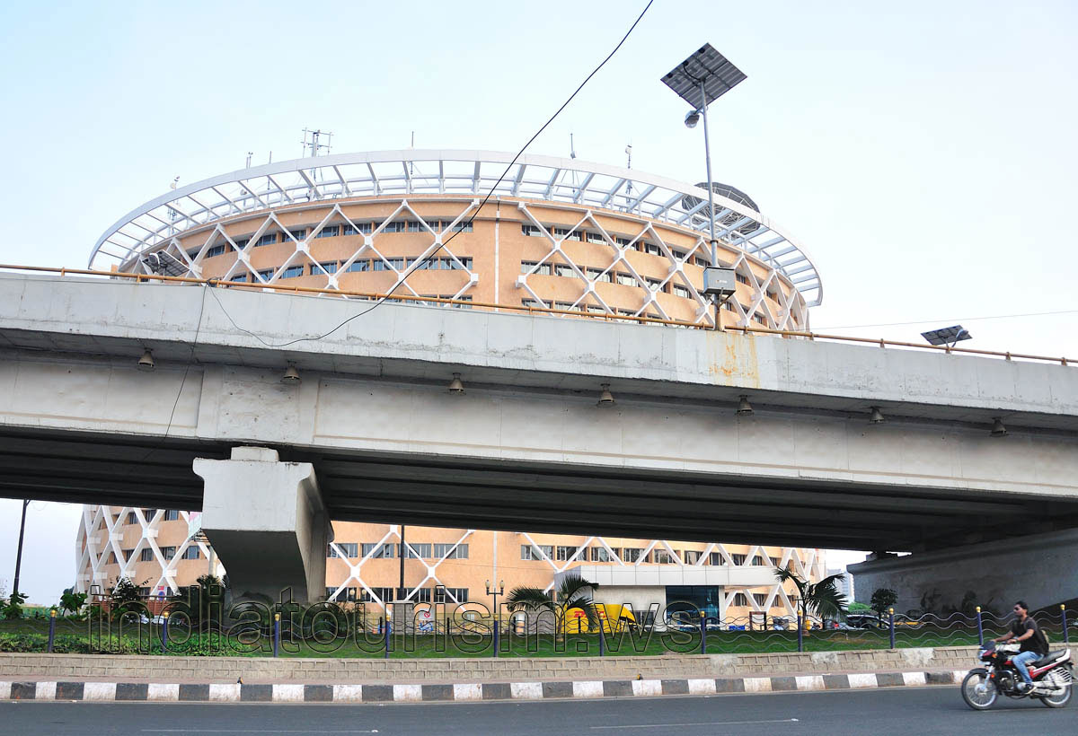 Cyber Towers view from Hitech City Flyover
