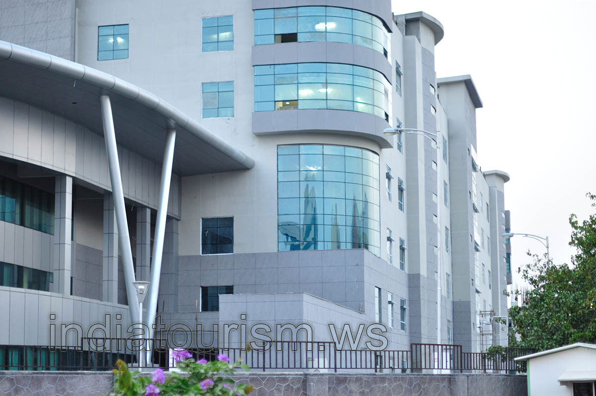 Silver coloured building