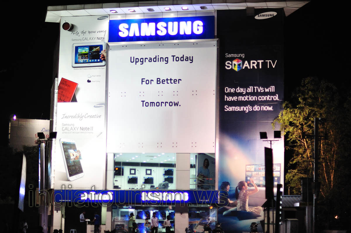 Samsung huge advertisement