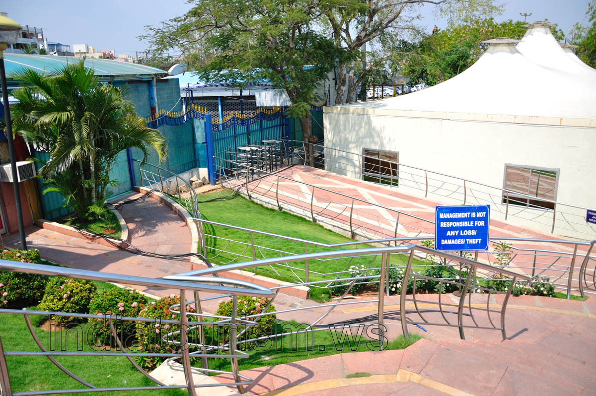 Stairways at the entrance