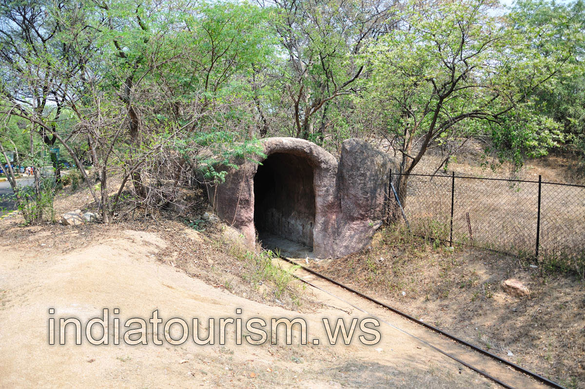Tunnel on the zoo railroad
