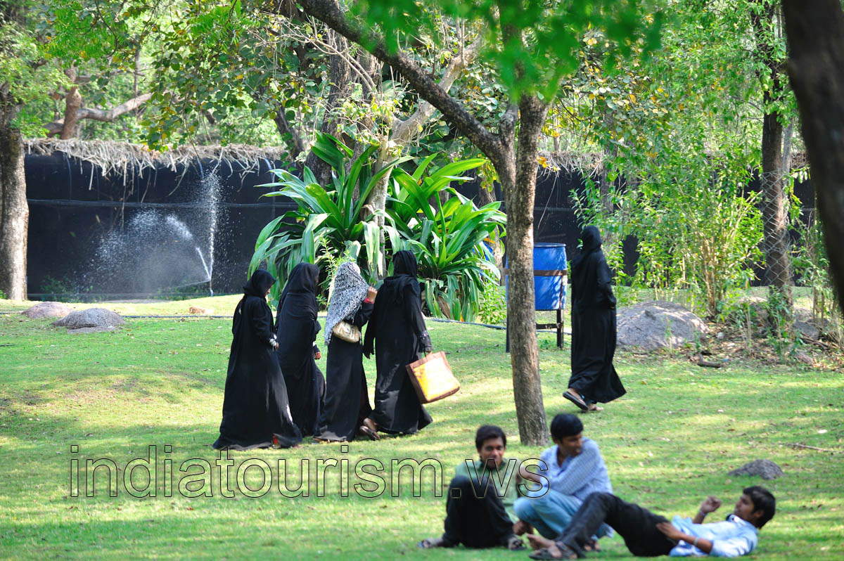 Women in the black clothes