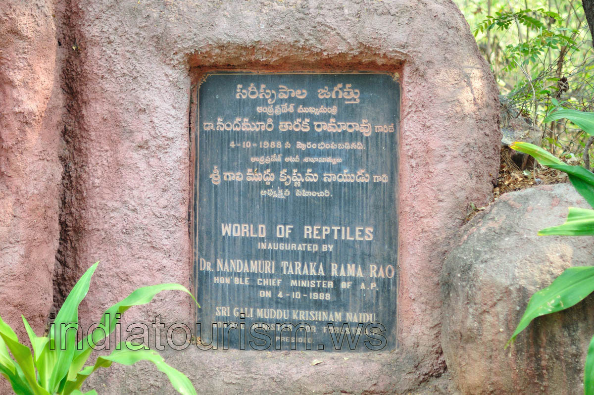 World of reptiles inaugurated by Dr. Nandamuri Taraka Rama Rao