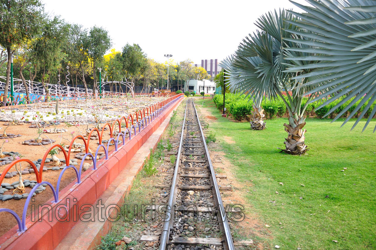 Railway of the toy train