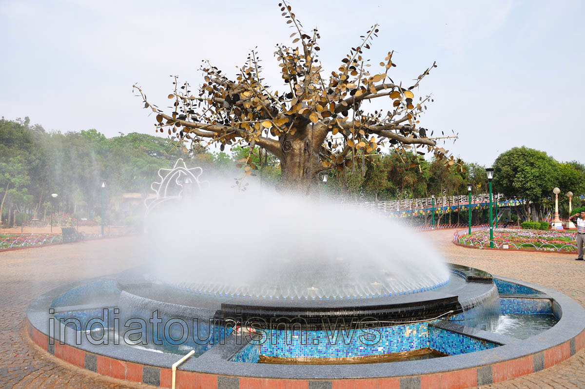 Magic fog fountain