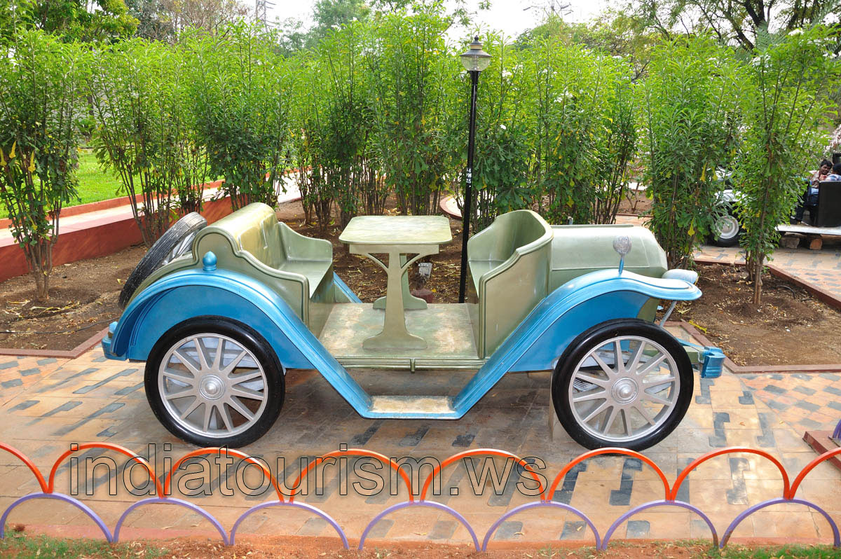 Small automobile statue