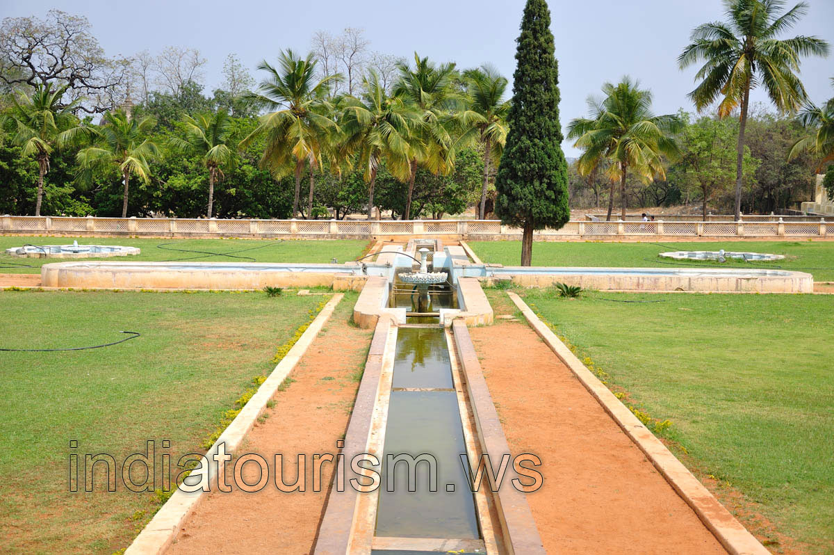 Fountain in the garden
