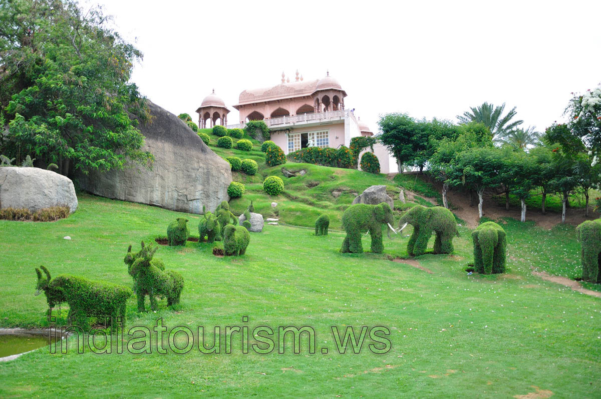 Miraculous landscape design of the Sanctuary garden