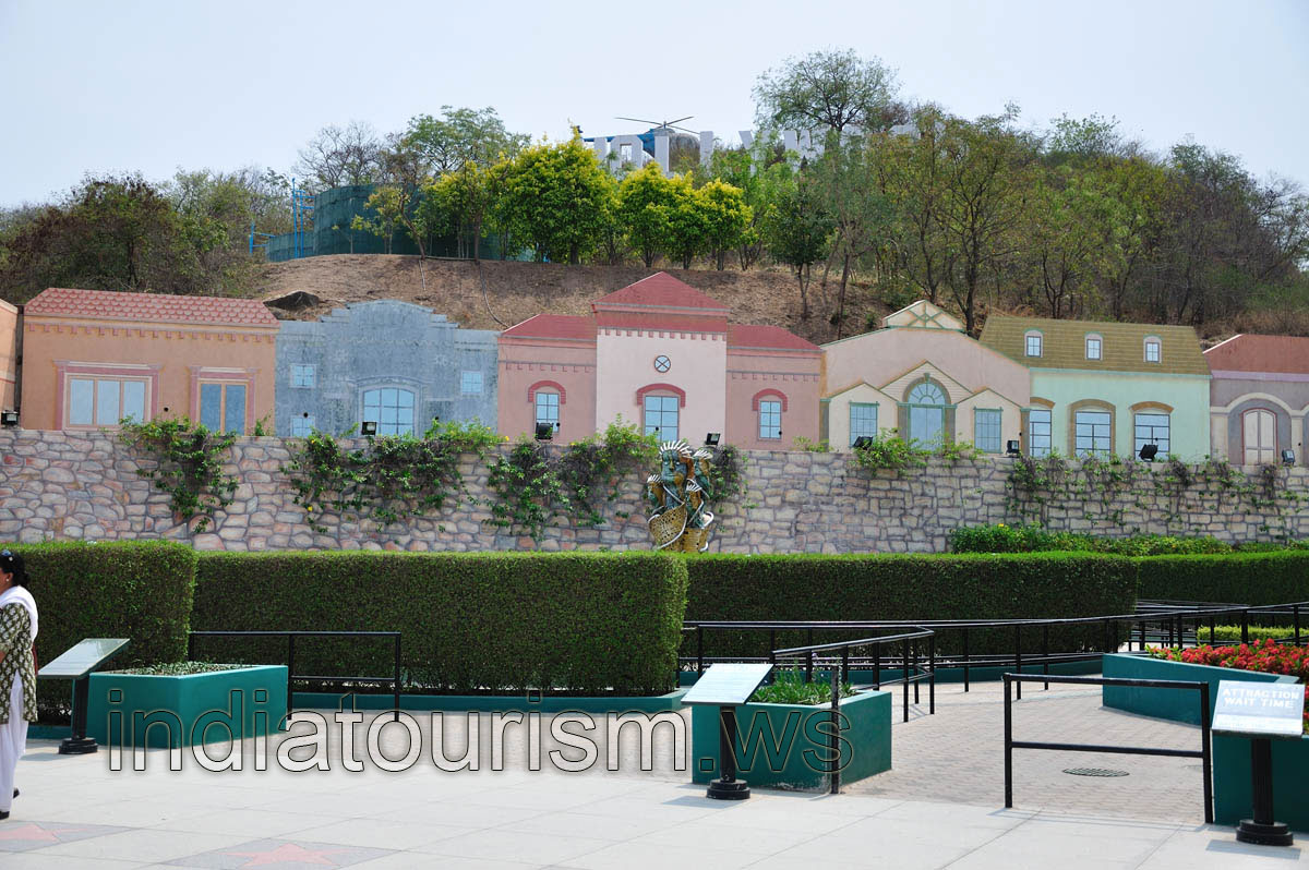 Pathway to the Chanakya restaurant