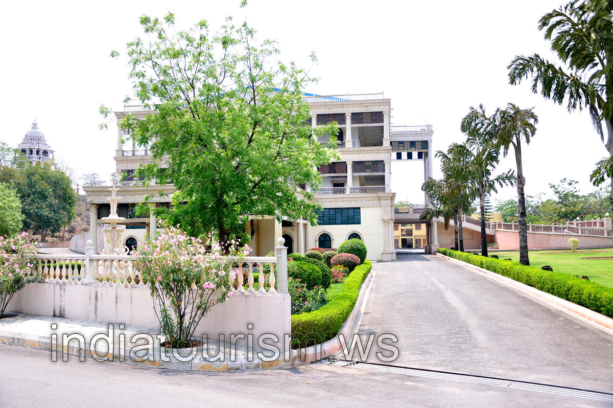 Three-storied palace