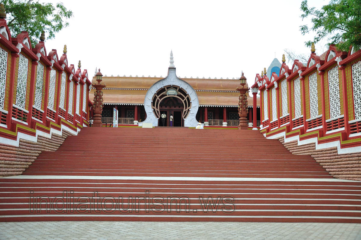 Chanakya restaurant at the top of the stairway
