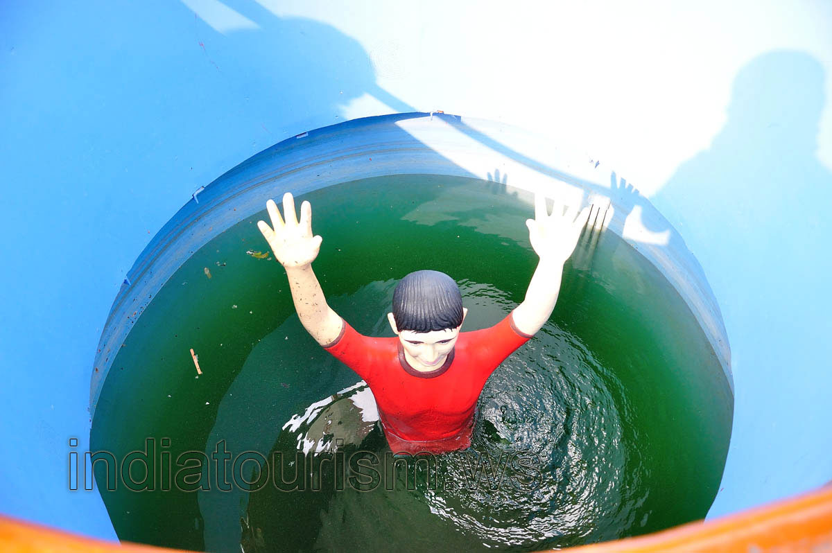 Wonderville (Toyland): Artificial boy inside the Dadajinn's wishing well