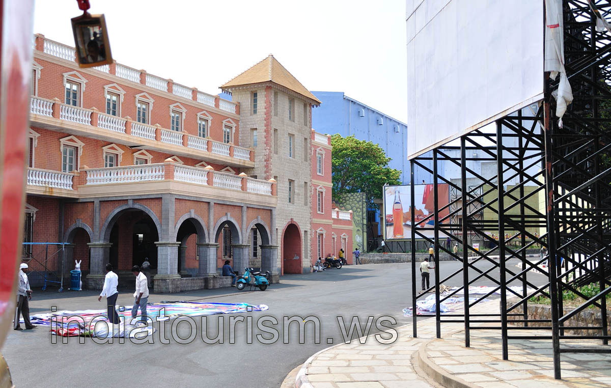 A fictional railway station