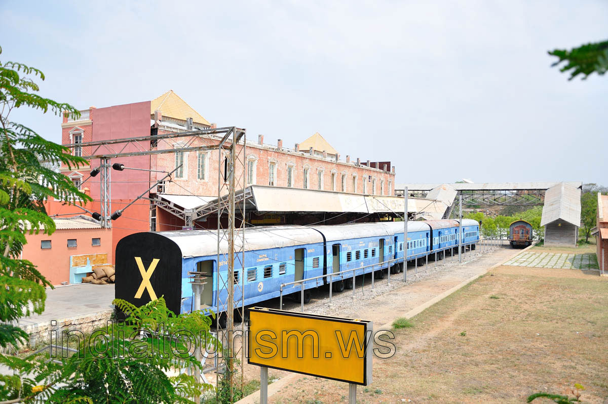Train at the railway station