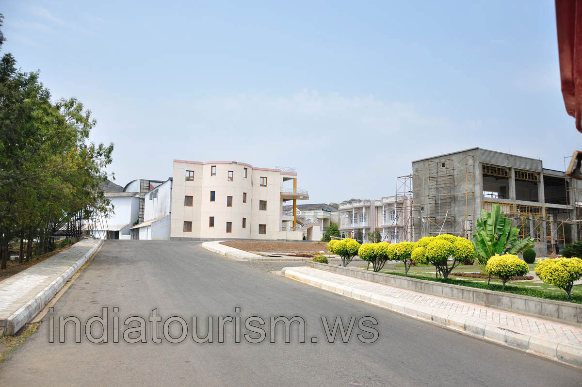 We approach to the fictional city